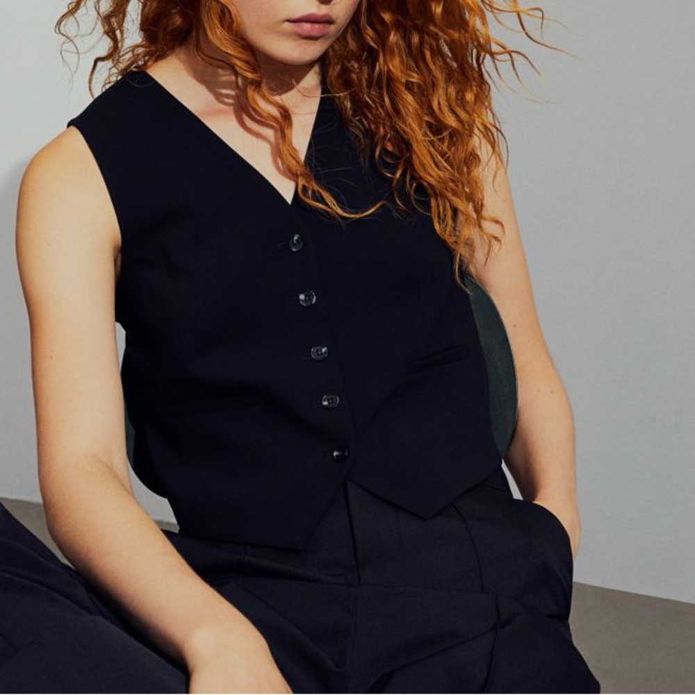 H&M Creped Suit Vest